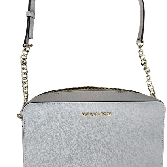 Michael Kors Jet Set Crossbody Bag Pink Saffiano Leather - Picture 6 of 8